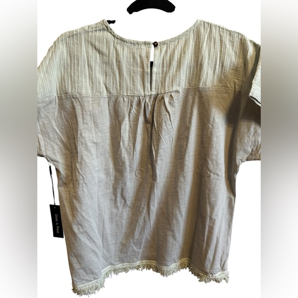Doe & Rae Sage Fringe Blouse - Picture 3 of 5